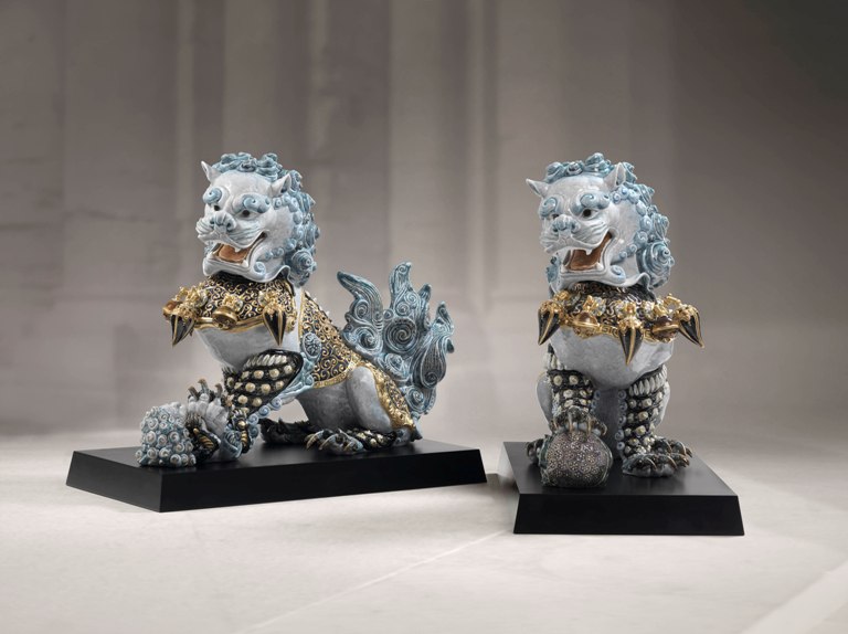 los leones guardianes de lladro